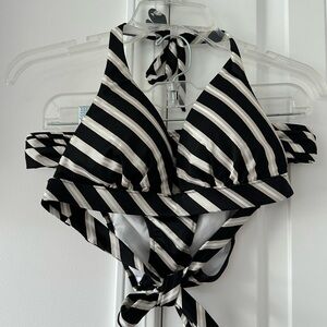 Victoria's Secret Black, White, and Gold Bikini